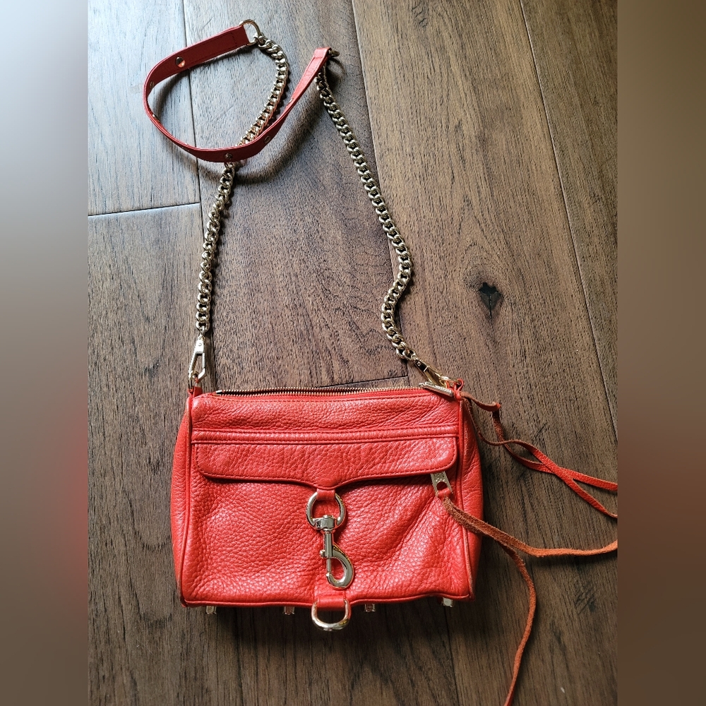 Rebecca Minkoff Red Leather Crossbody Bag